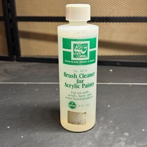 Loew Cornell No. 387-8 Brush Cleaner for Acrylic Paints 8 oz Non-Toxic‎ Odorless